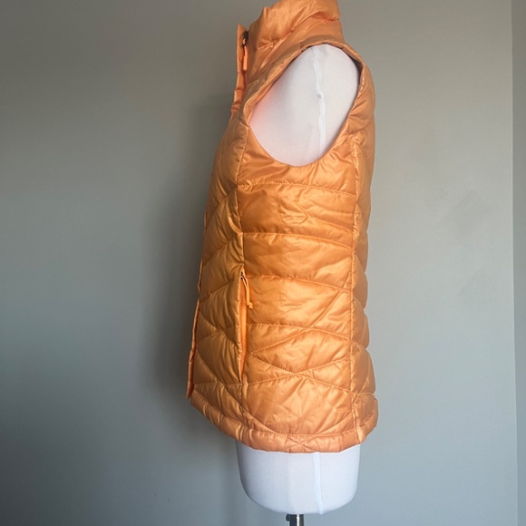 The North Face Aconcagua Down Vest 550 Orange Sherbert Nasturtium Gilet Smal - Picture 7 of 11